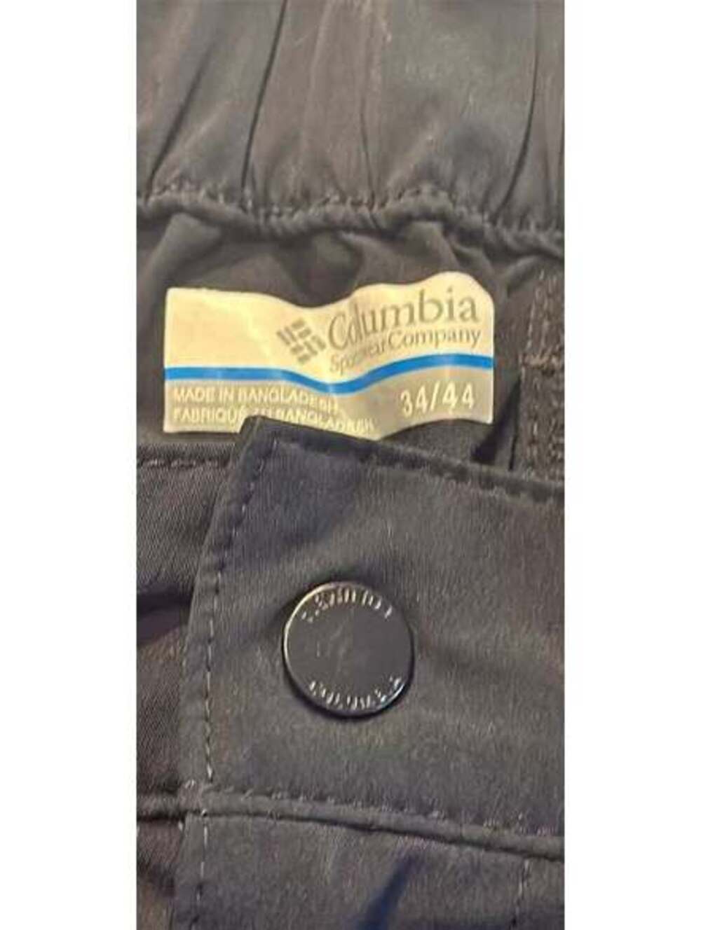 Columbia Men's Essential Hike 365 Pant Black Size 34